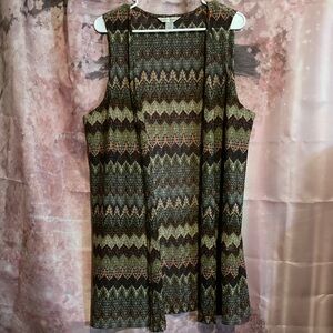 Christopher Banks sleeveless knit cardigan